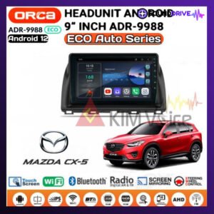 Head unit Android Orca Eco 9 inch OEM Mazda CX5 2011-2015 Soket pnp - 2012-2015