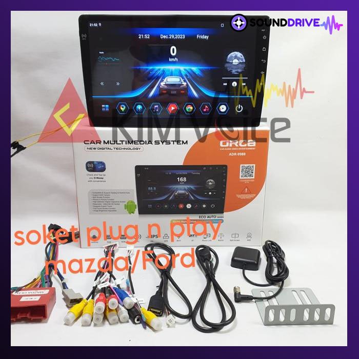 Head unit Android Orca Eco 9 inch OEM Mazda CX5 2011-2015 Soket pnp - 2012-2015 - Image 2