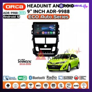 Head unit Android Orca Eco 9 inch OEM Toyota Yaris 2018 up