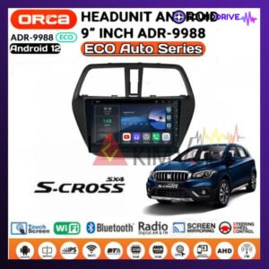 Head Unit Android Orca Eco 9 inch OEM Suzuki SX4 S Cross 2014