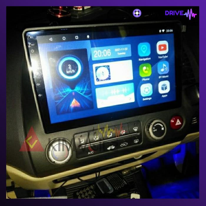 Head unit Android Orca Eco 10 inch Oem Honda civic 2006 -2011 pnp - Image 5