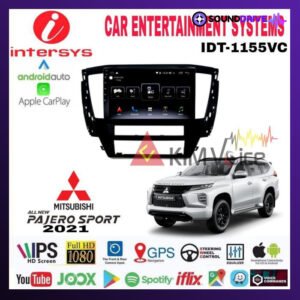 Head Unit Android Intersys 10 inch OEM Pajero 2021 up Voice Command