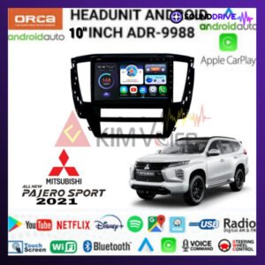 Head Unit Android Orca OEM Pajero 2021 up 10 inch Soket pnp