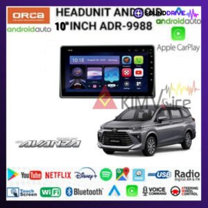 Head Unit Android Orca 10 inch OEM Avanza 2022 up Soket PNP
