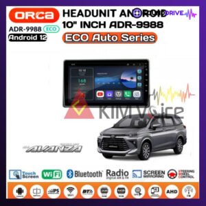 Head Unit Android Orca Eco 10 inch OEM Avanza 2022 up Soket pnp