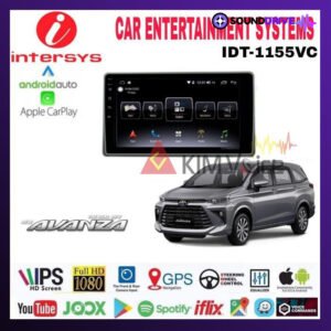 Head unit Android Intersys 10 Inch OEM Avanza 2022 up Soket PNP