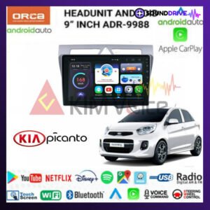 Head unit Android Orca 9 Inch OEM Kia Picanto 2008 up Voice Command