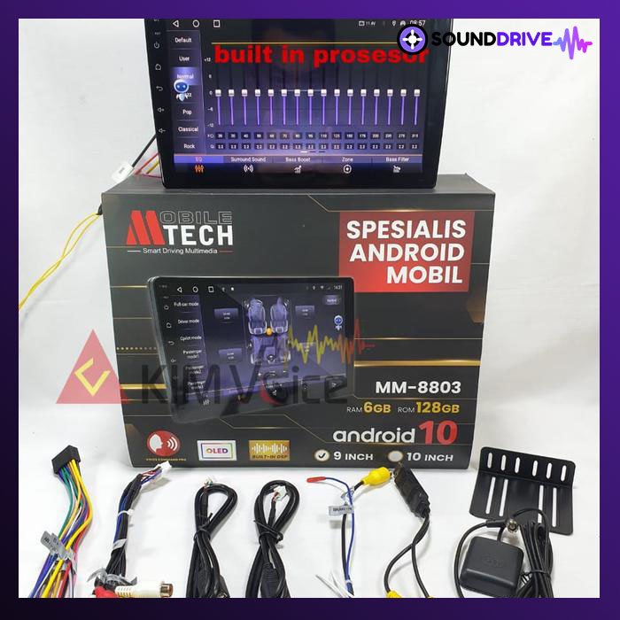 Head Unit Android Mtech MM-8803 BBA RAM 6gb/128GB built in prosesor - 9 INCH - Image 2