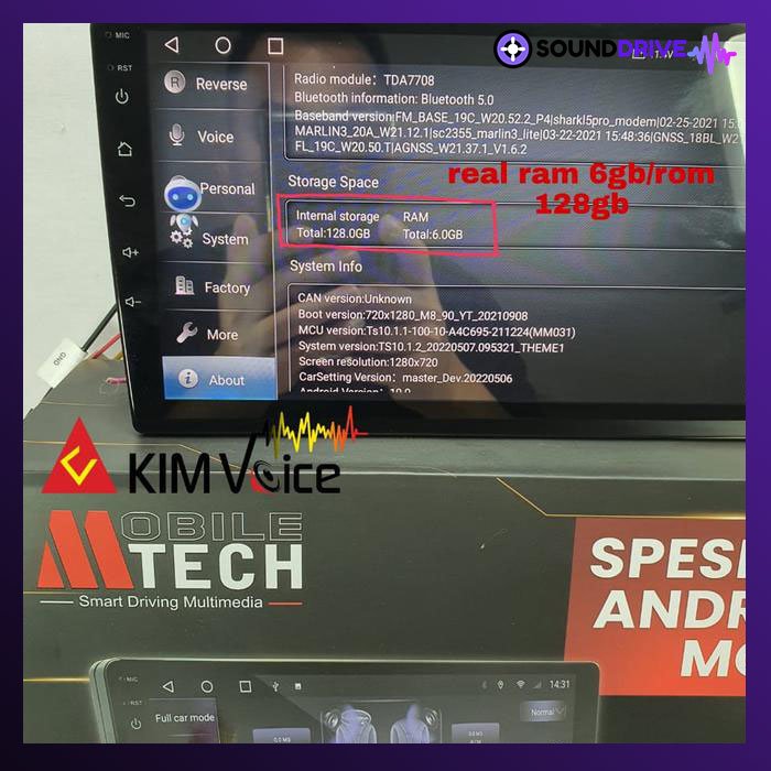 Head Unit Android Mtech MM-8803 BBA RAM 6gb/128GB built in prosesor - 9 INCH - Image 4