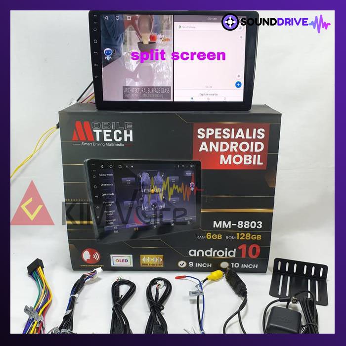 Head Unit Android Mtech MM-8803 BBA RAM 6gb/128GB built in prosesor - 9 INCH - Image 5