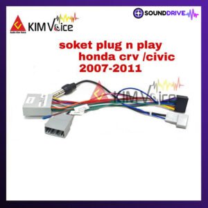 Soket Head Unit Android + Soket Radio for Honda CRV/Civic 2007-2011