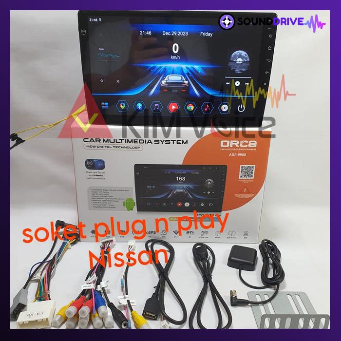 Head Unit Android Orca Eco 10 inch OEM Serena C27 Soket pnp - Image 2