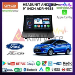 Head Unit Android Orca 9 inch OEM Ford Fiesta soket canbus