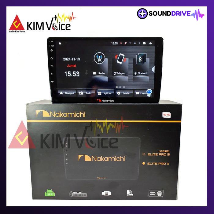 Head Unit Android Nakamichi Elite Pro NA3102i 6/128GB with Processor - 9 INCH