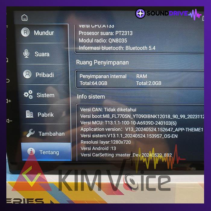 Head unit Android MIRAI 9 inch OEM Honda CIVIC 2012 - 2015 PNP Canbus - Image 4