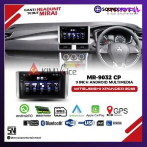 Head Unit Android MIRAI MR-9032 OEM Expander New Livina Soket pnp - 9 inch