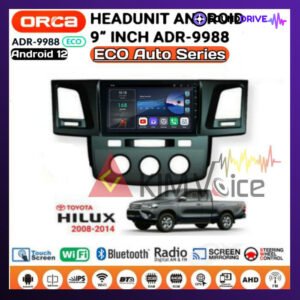 Head unit Android Orca Eco 9 Inch OEM Hilux 2004-2014