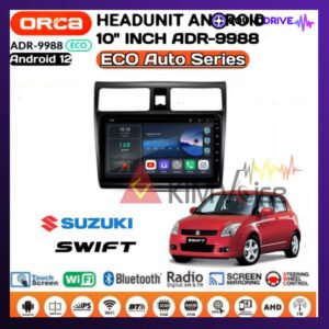Head unit Android ORCA ECO 10 Inch OEM Suzuki Swift 2004 - 2010 PNP