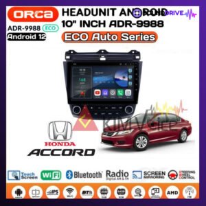 Head unit Android Orca eco 10 inch OEM Accord 2003-2007 soket pnp