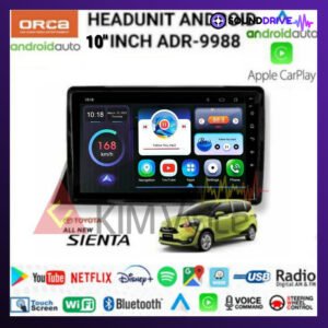 Head Unit Android Orca OEM Sienta 10 inch soket pnp