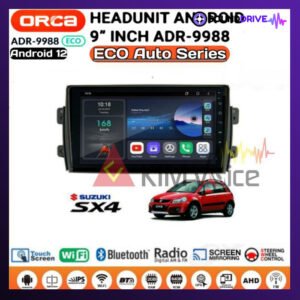 Head Unit Android Orca Eco OEM Sx4/XOver/Baleno 9 inch