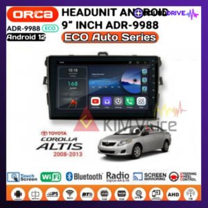 Head Unit Android Orca Eco 9 inch OEM Altis 2008-2013 Soket pnp