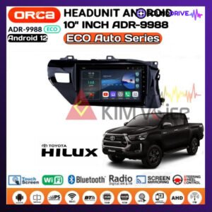 Head Unit Android ORCA ECO 10 Inch OEM Hilux 2016 up
