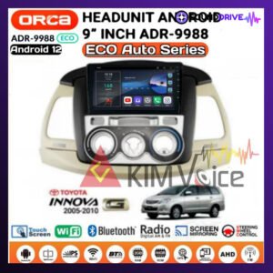Head unit Android Orca Eco 9 inch OEM Innova 2004-2010 Type G
