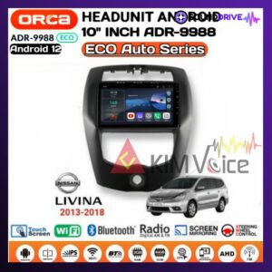 Head Unit Android ORCA ECO 10 inch OEM Nissan Livina 2007 - 2018 PNP