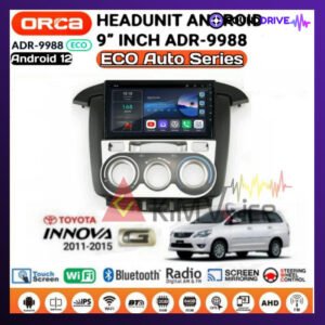 Head unit Android Orca Eco 9 inch OEM Innova 2011-2015 Type G