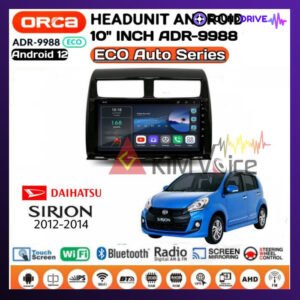 Head Unit Android Orca eco 10 inch OEM Sirion 2012-2014 + Soket pnp