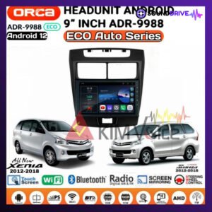Head Unit Android Orca Eco 9 inch OEM Avanza Xenia 2012-2018 pnp