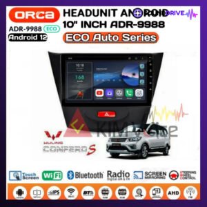 Head Unit Android ORCA ECO 10 inch OEM WULING CONFERO S + Soket PNP