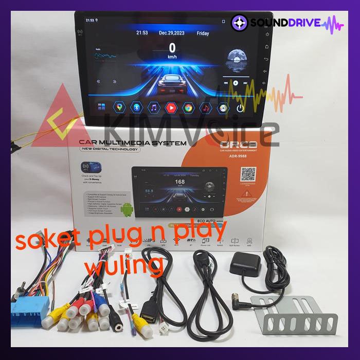 Head Unit Android Orca Eco 10 inch OEM Wuling Cortez 2017 Up - Image 2