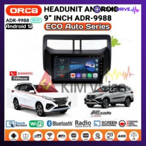 Head Unit Android Orca Eco 9 inch OEM New Rush/terios Soket pnp