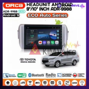 Head Unit Android Orca Eco OEM Innova Reborn Soket pnp 9 inch 10 inch - 9 INCH