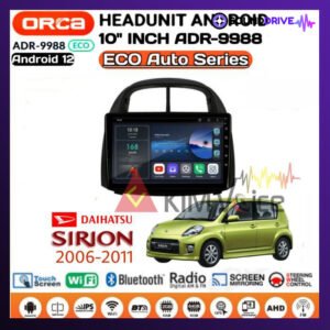Head Unit Android Orca eco 10 Inch OEM Sirion 2008-2011 Soket pnp