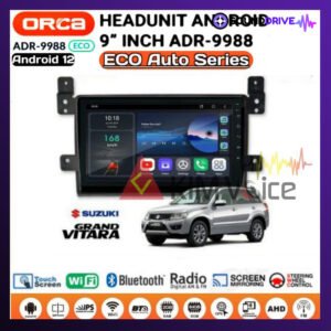 Head Unit Android Orca Eco 9 inch OEM Grand Vitara + Soket pnp