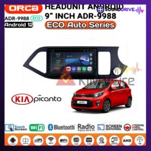 Head Unit Android Orca Eco 9 inch OEM Picanto 2011-2015 Soket pnp