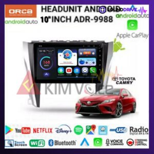 Head Unit Android Orca 10 Inch OEM Toyota Camry 2016 up Soket pnp