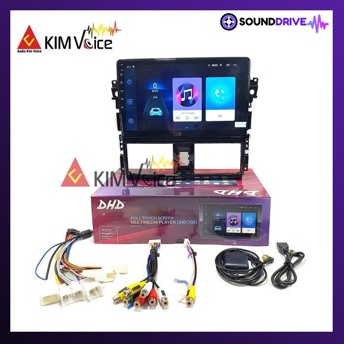Head Unit Android DHD 10 inch OEM Yaris/vios 2013 -2017 Soket PNP