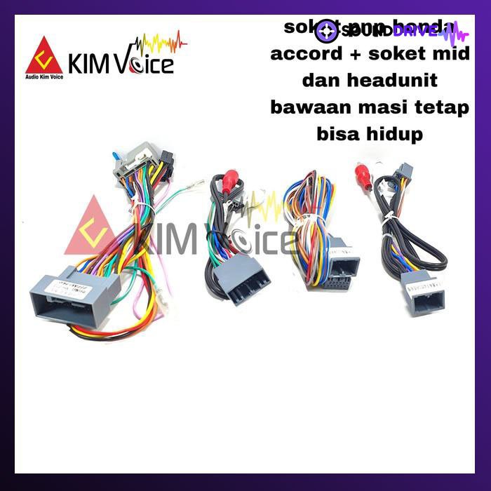 Head unit Android Orca 10 Inch OEM Accord 2008- 2012 Soket pnp - Soket PNP n MID
