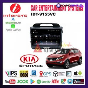 Head Unit Android Intersys 9 inch OEM KIA Sportage 2010-2016 Soket PNP