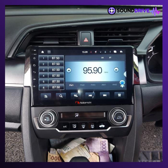 Head unit Android Intersys 9 Inch OEM Honda Civic Turbo 2016- 2018 pnp - Image 5