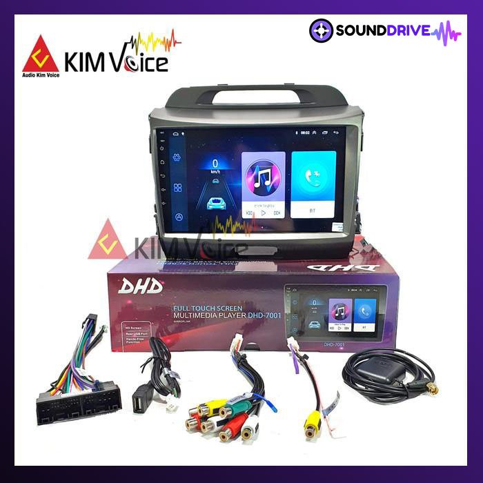 Head Unit Android DHD 9 inch OEM KIA Sportage 2010-2016 Soket PnP