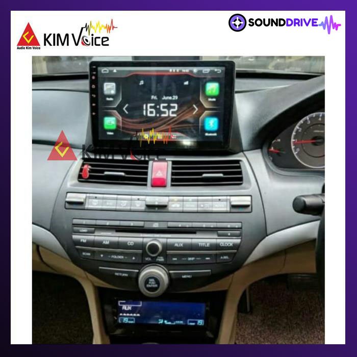 Head unit Android DHD 10 Inch OEM Honda Accord 2008-2012 + soket pnp - Head unit OEM - Image 2