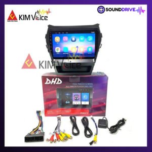 Head Unit Android DHD 9 inch OEM Hyundai Santa Fe 2012 up + Soket
