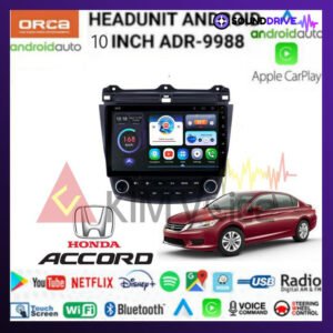 Head unit Android Orca 10 Inch OEM Accord 2003-2007 soket pnp