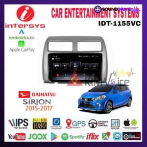 Head Unit Android Intersys 10 Inch OEM Sirion 2015-2017 soket pnp - Hitam