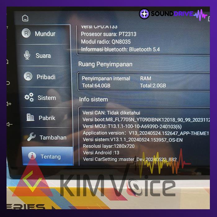 Head Unit Android MIRAI 9 Inch OEM Agya Ayla Soket pnp - Image 4